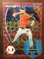 2021 Panini Prizm Draft Picks Jake Smith #PDP171 Pink Velocity RC Angels Rookie